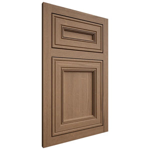 Shiloh Cabinetry Flush Inset Glenbrook White Oak Quarter Sawn Medium Door