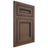 Shiloh Cabinetry Flush Inset Glenbrook White Oak Quarter Sawn Mineral Door