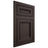 Shiloh Cabinetry Flush Inset Glenbrook White Oak Quarter Sawn Morel Door