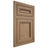 Shiloh Cabinetry Flush Inset Glenbrook White Oak Quarter Sawn Natural Door