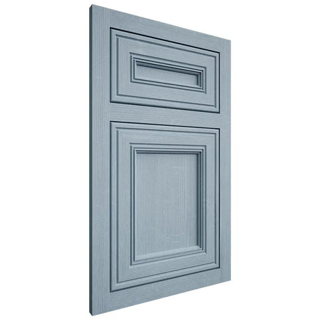 Shiloh Cabinetry Flush Inset Glenbrook White Oak Quarter Sawn Sky Door