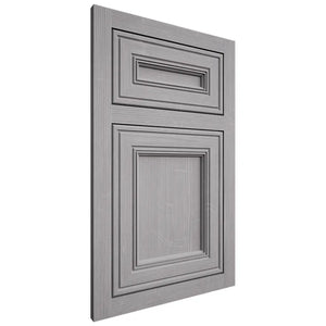 Shiloh Cabinetry Flush Inset Glenbrook White Oak Quarter Sawn Stratus Door