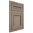 Shiloh Cabinetry Flush Inset Glenbrook White Oak Rift Cut Almond Door
