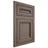 Shiloh Cabinetry Flush Inset Glenbrook White Oak Rift Cut Clay Door