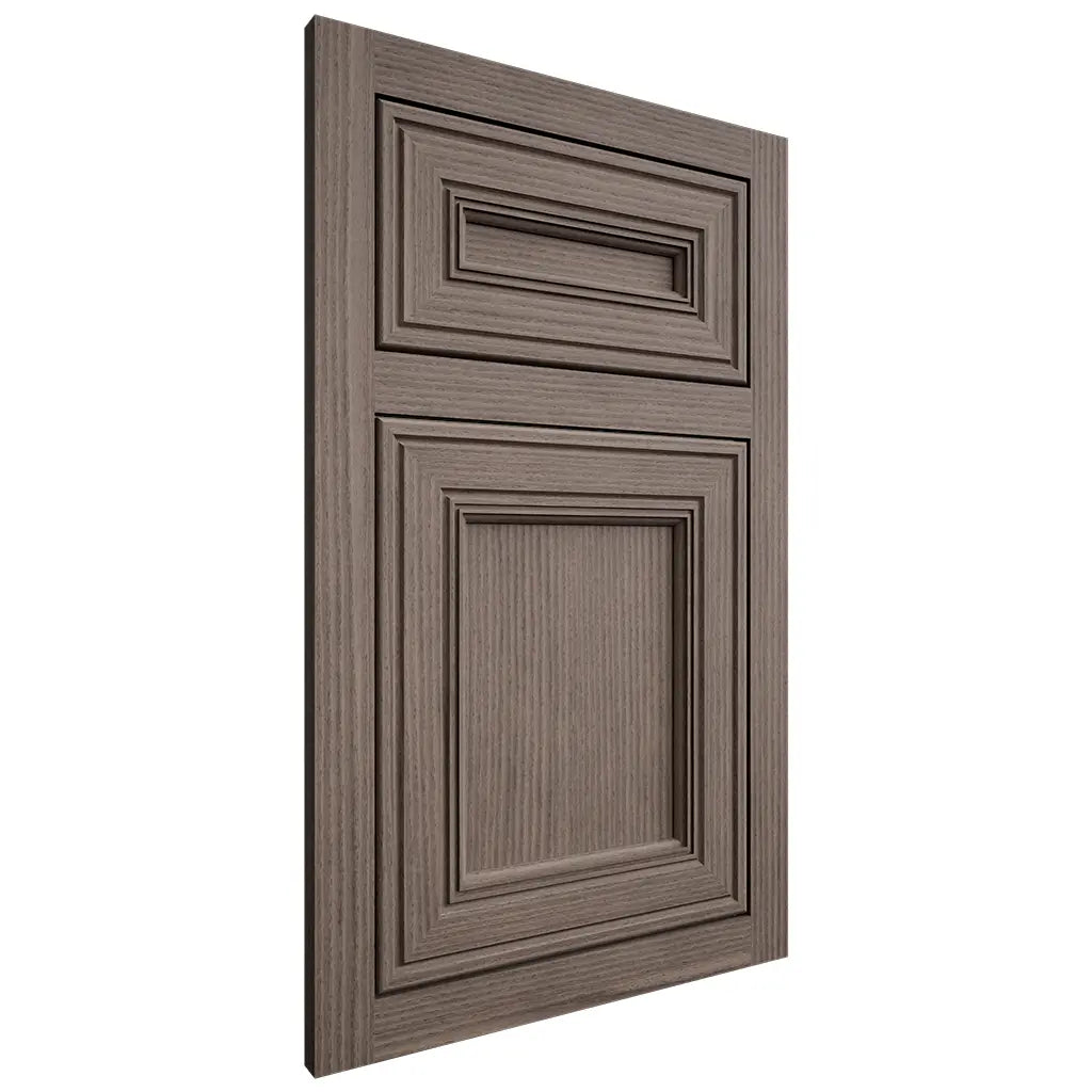 Shiloh Cabinetry Flush Inset Glenbrook White Oak Rift Cut Clay Door