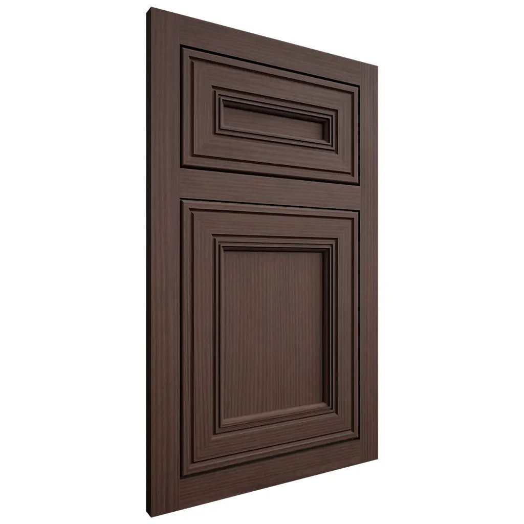 Shiloh Cabinetry Flush Inset Glenbrook White Oak Rift Cut Dusk Door