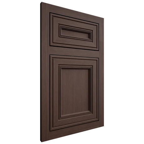 Shiloh Cabinetry Flush Inset Glenbrook White Oak Rift Cut Dusk Door