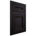 Shiloh Cabinetry Flush Inset Glenbrook White Oak Rift Cut Ink Door