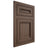 Shiloh Cabinetry Flush Inset Glenbrook White Oak Rift Cut Mineral Door