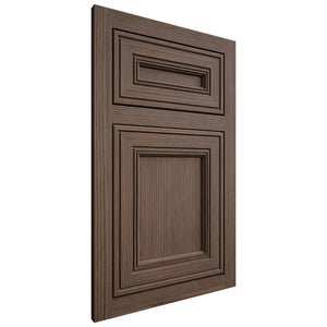 Shiloh Cabinetry Flush Inset Glenbrook White Oak Rift Cut Mineral Door