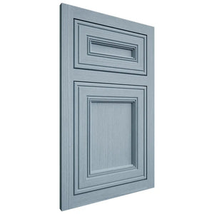 Shiloh Cabinetry Flush Inset Glenbrook White Oak Rift Cut Sky Door