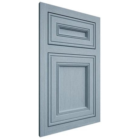 Shiloh Cabinetry Flush Inset Glenbrook White Oak Rift Cut Sky Door