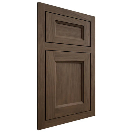 Shiloh Cabinetry Flush Inset Greensboro Alder Plain Cut Caviar Door