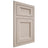 Shiloh Cabinetry Flush Inset Greensboro Alder Plain Cut White Sands Door