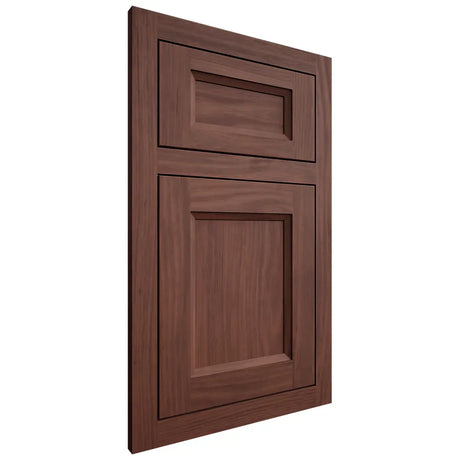 Shiloh Cabinetry Flush Inset Greensboro Cherry Plain Cut Bourbon Door