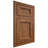 Shiloh Cabinetry Flush Inset Greensboro Cherry Plain Cut Carob Door
