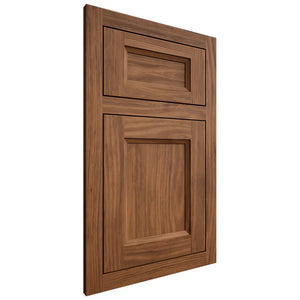 Shiloh Cabinetry Flush Inset Greensboro Cherry Plain Cut Carob Door