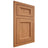 Shiloh Cabinetry Flush Inset Greensboro Cherry Plain Cut Medium Door