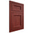Shiloh Cabinetry Flush Inset Greensboro Cherry Plain Cut Red Door