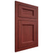 Shiloh Cabinetry Flush Inset Greensboro Cherry Plain Cut Red Door