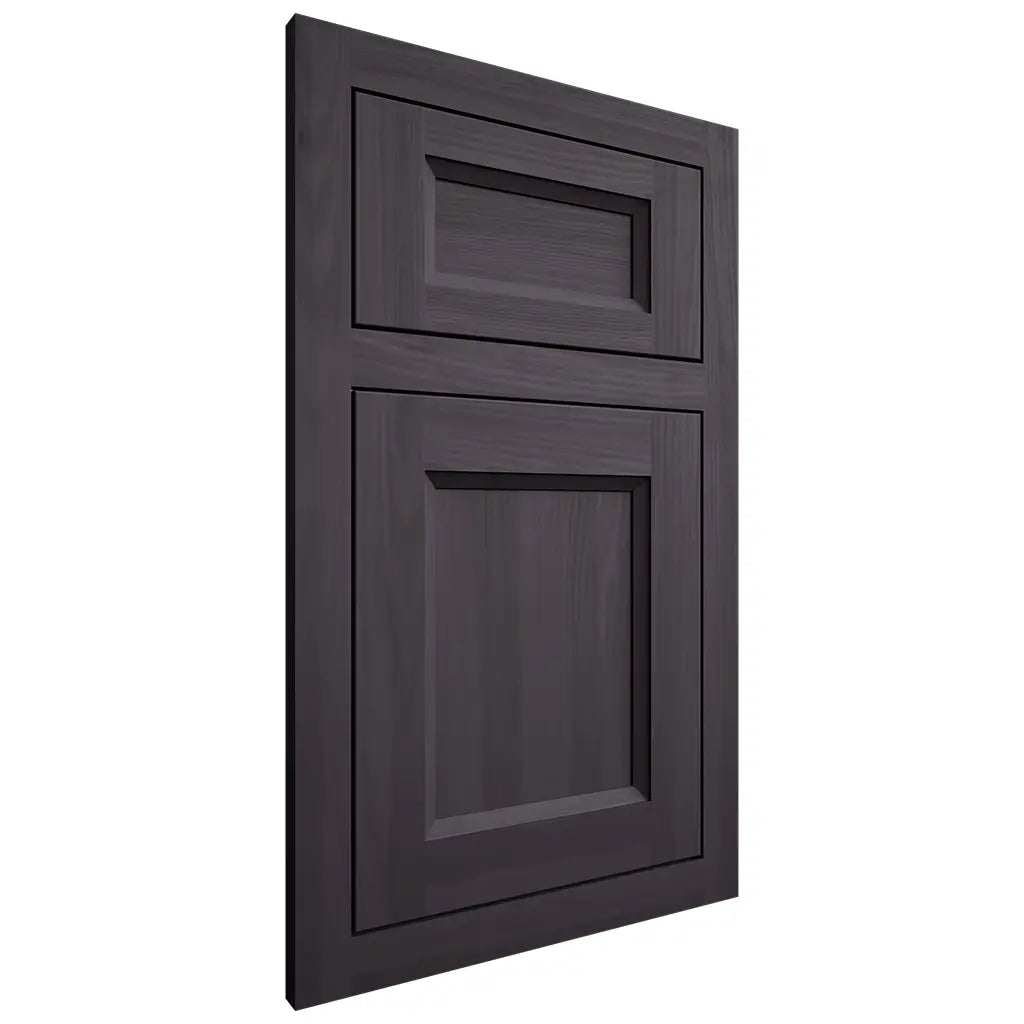 Shiloh Cabinetry Flush Inset Greensboro Hickory Plain Cut Harbor Door