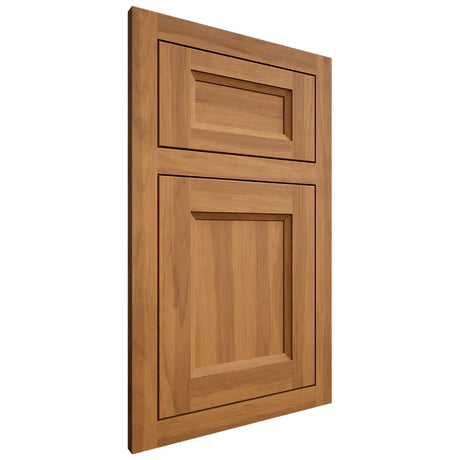 Shiloh Cabinetry Flush Inset Greensboro Hickory Plain Cut Medium Door