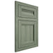 Shiloh Cabinetry Flush Inset Greensboro Hickory Plain Cut Moss Door