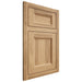Shiloh Cabinetry Flush Inset Greensboro Hickory Plain Cut Natural Door