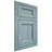 Shiloh Cabinetry Flush Inset Greensboro Hickory Plain Cut Sky Door