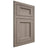 Shiloh Cabinetry Flush Inset Greensboro Hickory Plain Cut Sterling Door