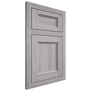 Shiloh Cabinetry Flush Inset Greensboro Hickory Plain Cut Stratus Door