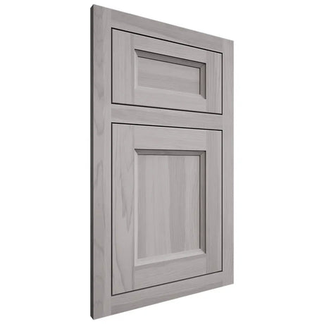 Shiloh Cabinetry Flush Inset Greensboro Hickory Plain Cut Stratus Door