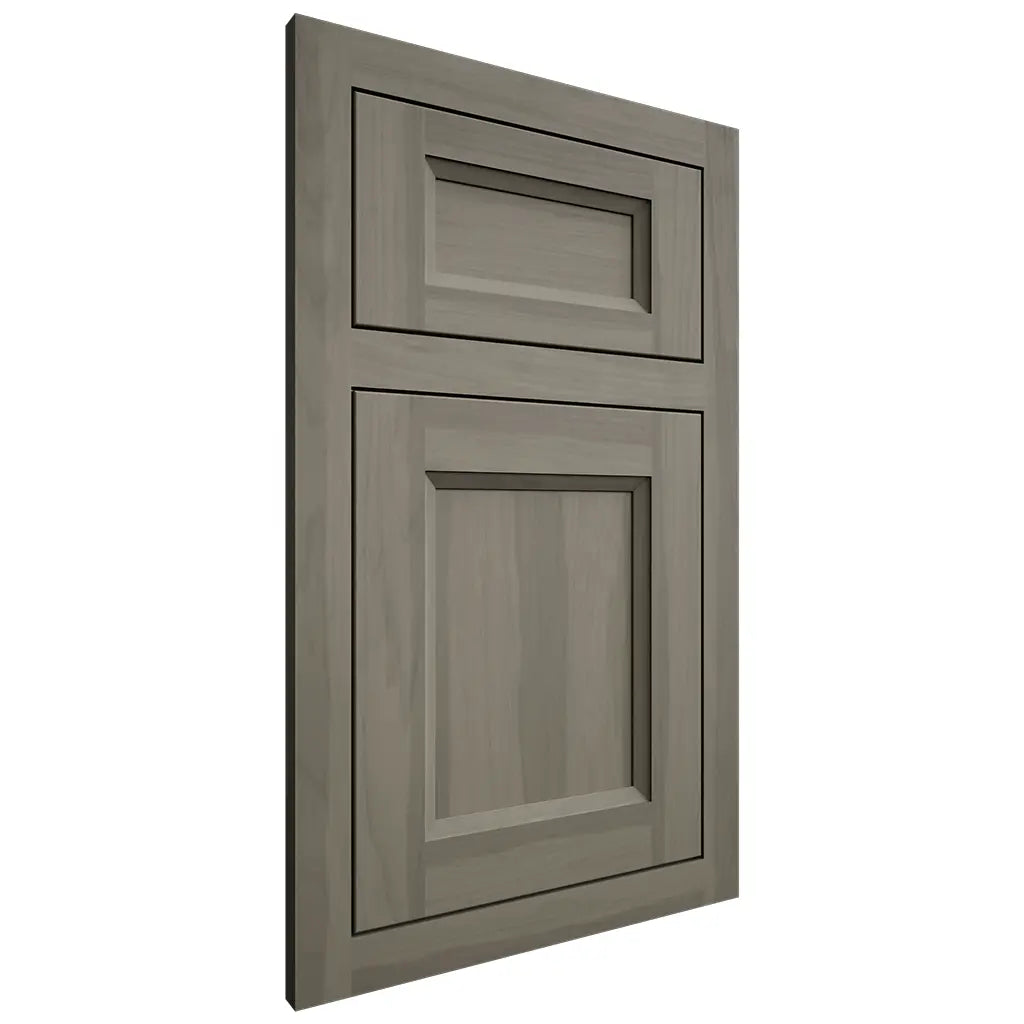 Shiloh Cabinetry Flush Inset Greensboro Hickory Plain Cut Thyme Door