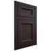 Shiloh Cabinetry Flush Inset Greensboro Maple Plain Cut Espresso Door