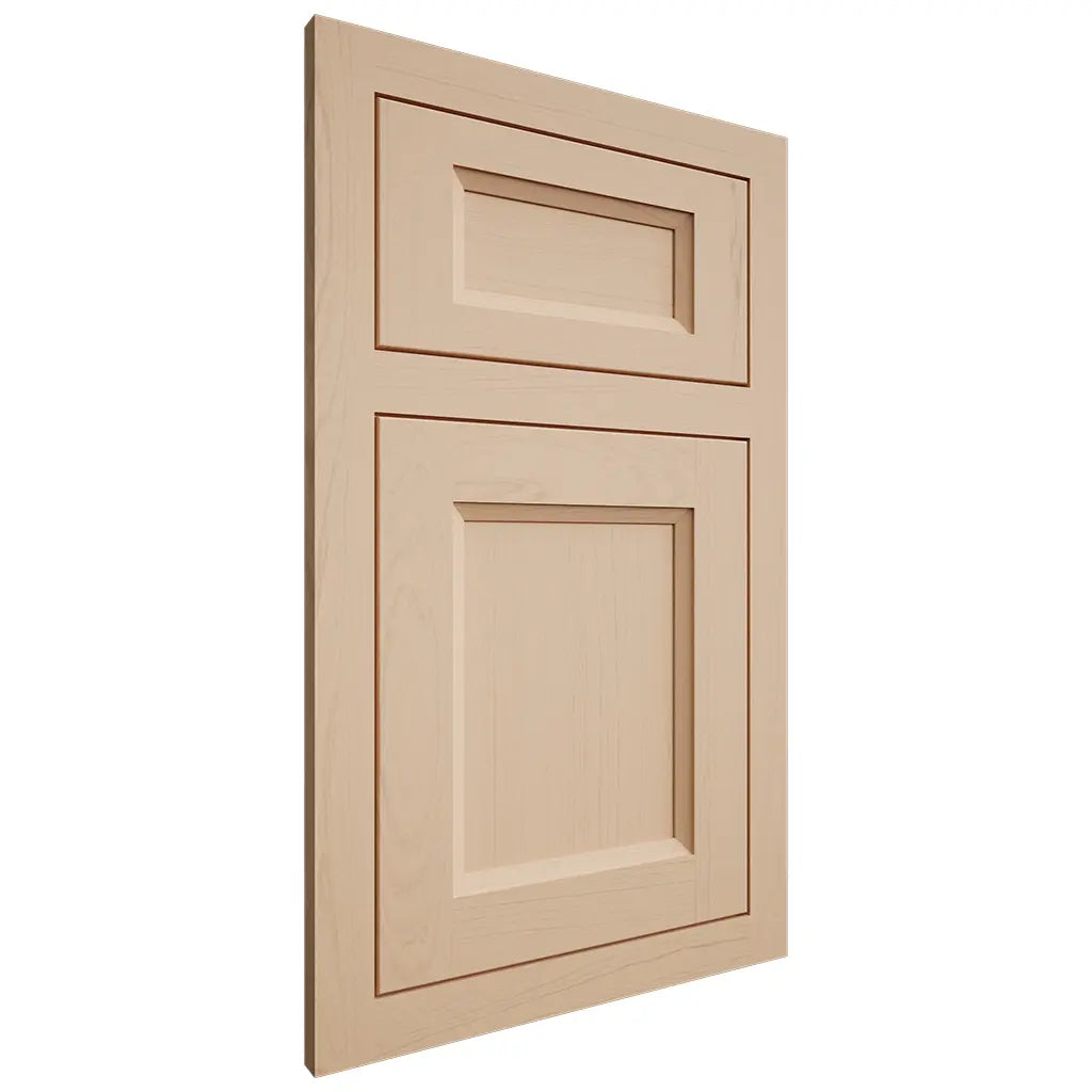Shiloh Cabinetry Flush Inset Greensboro Maple Plain Cut Natural Door