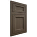 Shiloh Cabinetry Flush Inset Greensboro Maple Plain Cut Perfect Brown Door