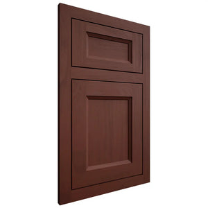 Shiloh Cabinetry Flush Inset Greensboro Maple Plain Cut Sable Door