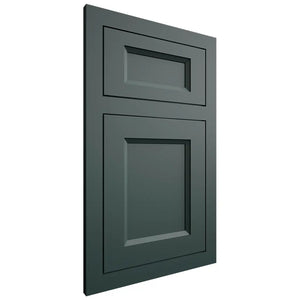 Shiloh Cabinetry Flush Inset Greensboro Paintable Billiard Green Door