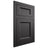 Shiloh Cabinetry Flush Inset Greensboro Paintable Iron Ore Door