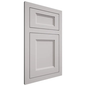 Shiloh Cabinetry Flush Inset Greensboro Paintable Light French Gray Door