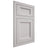 Shiloh Cabinetry Flush Inset Greensboro Paintable Mindful Gray Door