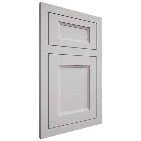 Shiloh Cabinetry Flush Inset Greensboro Paintable Mindful Gray Door