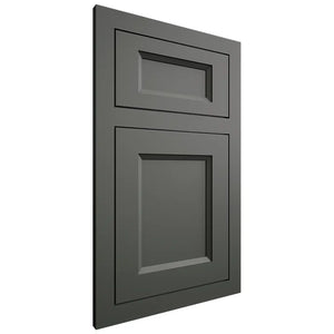 Shiloh Cabinetry Flush Inset Greensboro Paintable Pewter Green Door