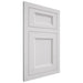 Shiloh Cabinetry Flush Inset Greensboro Paintable Polar Door