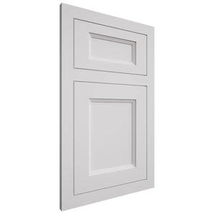 Shiloh Cabinetry Flush Inset Greensboro Paintable Pure White Door