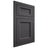 Shiloh Cabinetry Flush Inset Greensboro Poplar Plain Cut Cadet Door