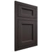 Shiloh Cabinetry Flush Inset Greensboro Poplar Plain Cut Carbon Door