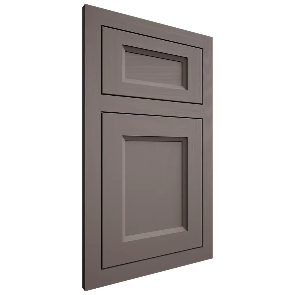Shiloh Cabinetry Flush Inset Greensboro Poplar Plain Cut Heatherstone Door