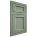 Shiloh Cabinetry Flush Inset Greensboro Poplar Plain Cut Moss Door
