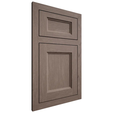 Shiloh Cabinetry Flush Inset Greensboro Poplar Plain Cut River Rock Door